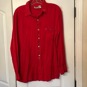 Chico Red Blouse